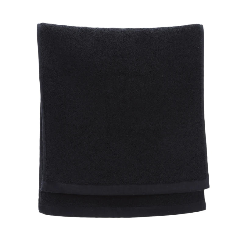 Black Towel Cotton Soft Face Towel Hotel Bathroom Beauty Parlor Home Strong Water Absorption Washcloth Kitchen Towels