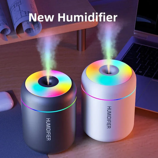 180ML Mini Air Humidifier USB Electric Aroma Diffuser Essential Oil Purifier Aromatherapy Mist Maker Lights For Car Home Bedroom