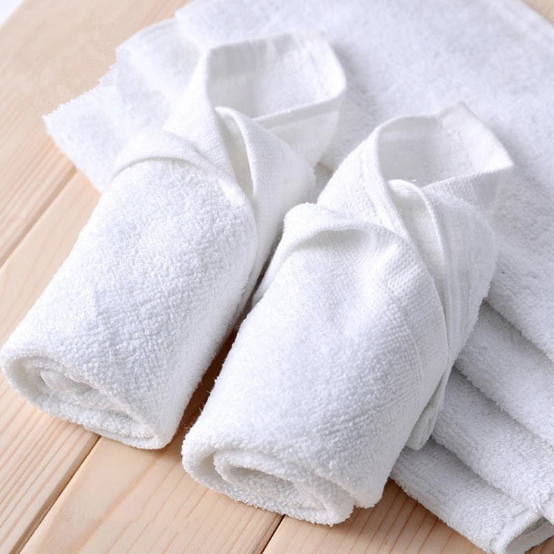 AhLoyalty 5pcs/lot 25*25CM Soft Square Towel Handkerchief Face Hand Small Travel Bathing Towels for Adult Kids Wholesale