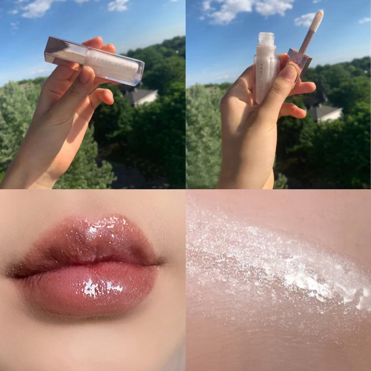 FB Gloss Bomb Cream Heat High Shine Lip Gloss Glitter Moisturizing Plumper Long Lasting Liquid Lipstick 9ml