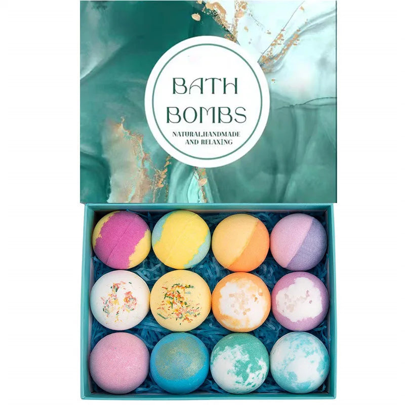 Bath Bombs Gift,1/2Pcs Handmade Rich in Essential Oil,Moisturize Dry Skin,Perfect for Bubble&Spa Bath,Birthday Mothers day Gifts