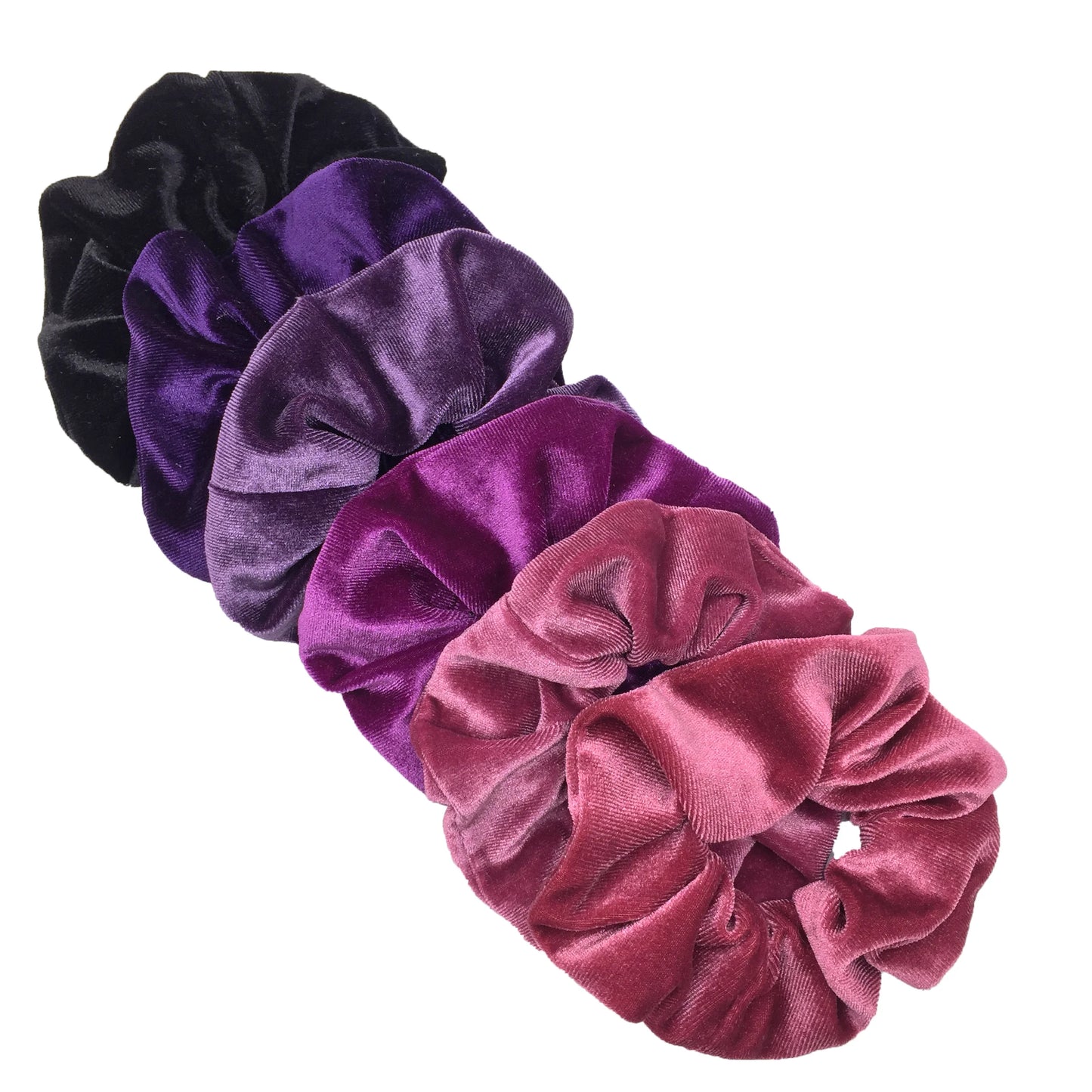 10/6 Accessories Scrunchies Hair Scrunchy Women Velvet Solid Leopard Tie Dye Ponytail Holder Headwear Elastic Ties Bands Set