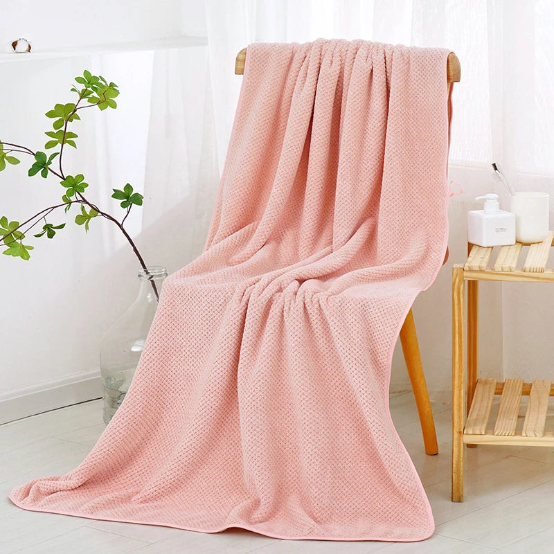 Super Large Baths Towels High quality thicken Coral velvet bath towel Soft Quick Absorbent Bath Towel quick-drying Comfort