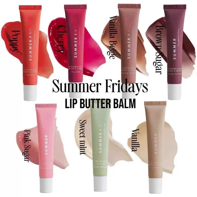 It's A Hit 15g Summ Fridays Polypeptide Butter Lip Balm Liquid Lip Hydrating Moisturizing Lip Gloss Cosmetics