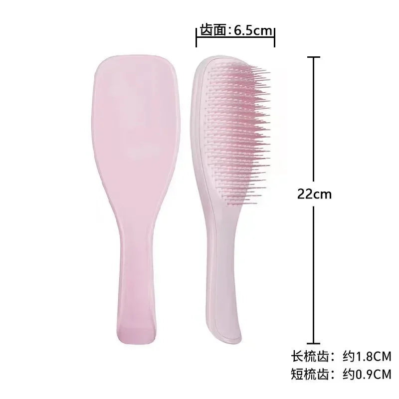 1pc Scalp Massage Comb Anti-static Massager Hair Brushes Not Knotted Tangle Detangle Shower Portable Magic Handle Hair Combs