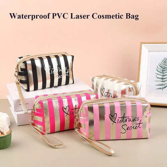 Waterproof PVC Laser Cosmetic Storage Bags Women Travel Organizer Case Make Up Bag Pouch Wash Toiletry Bag Mujer Bolsas