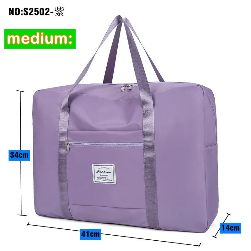 Large capacity Portable Nylon Moving Storage Bag Folding Luggage Bag Aircraft BagMulti Functional Travel Bag Shoulder Bag