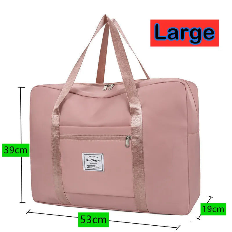 Large capacity Portable Nylon Moving Storage Bag Folding Luggage Bag Aircraft BagMulti Functional Travel Bag Shoulder Bag