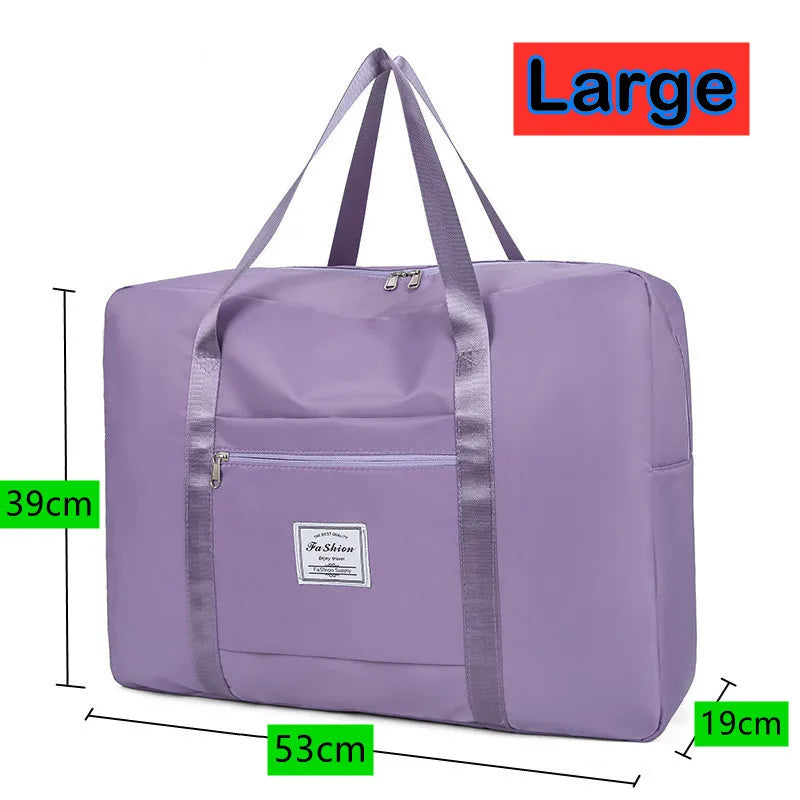 Large capacity Portable Nylon Moving Storage Bag Folding Luggage Bag Aircraft BagMulti Functional Travel Bag Shoulder Bag