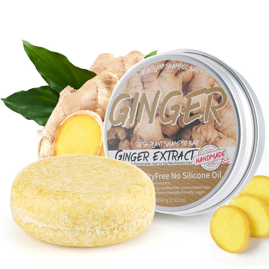 Natural Ginger Soap Shampoo Olive Oil Hair Shampoo Pure Plant Hair Shampoos Promotes Hair Growth Reduces Hair Loss Hair Care