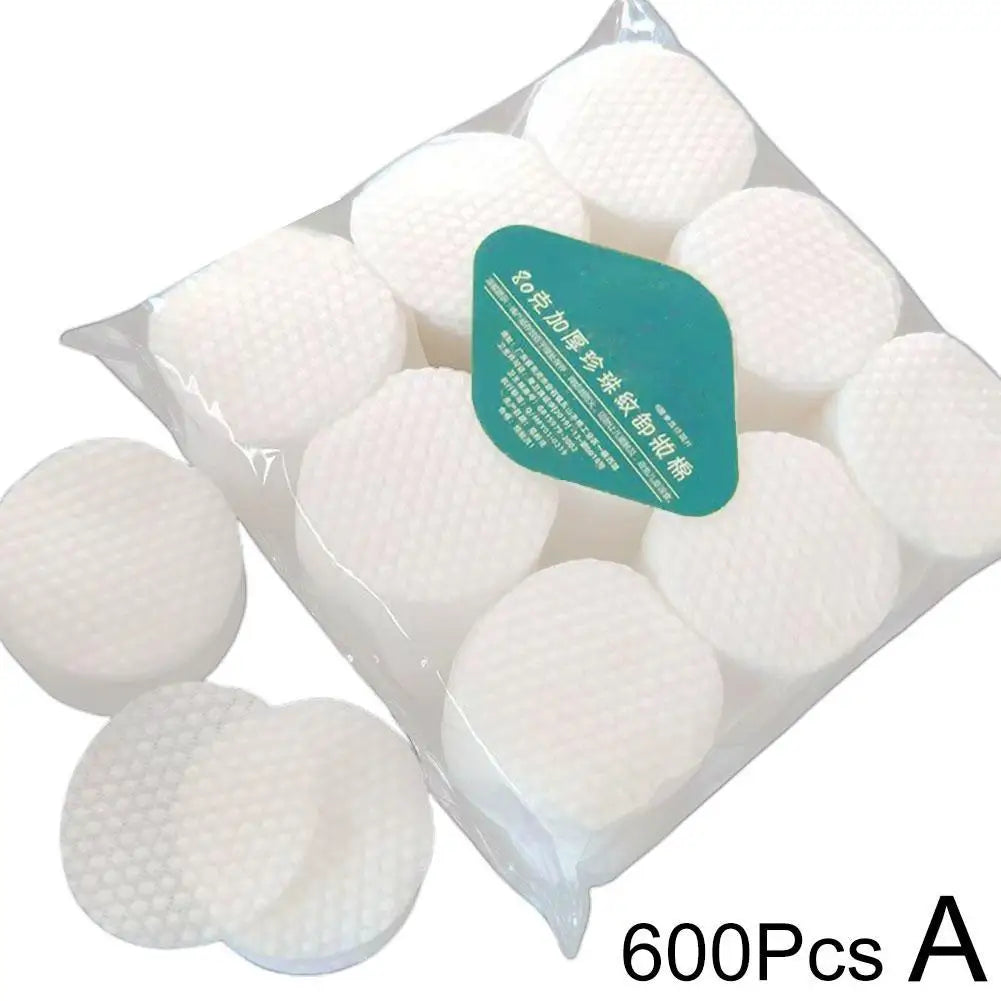 450/500/600PCS Facial Puff Cotton Pads Disposable Makeup Accessories Remover Practical Face