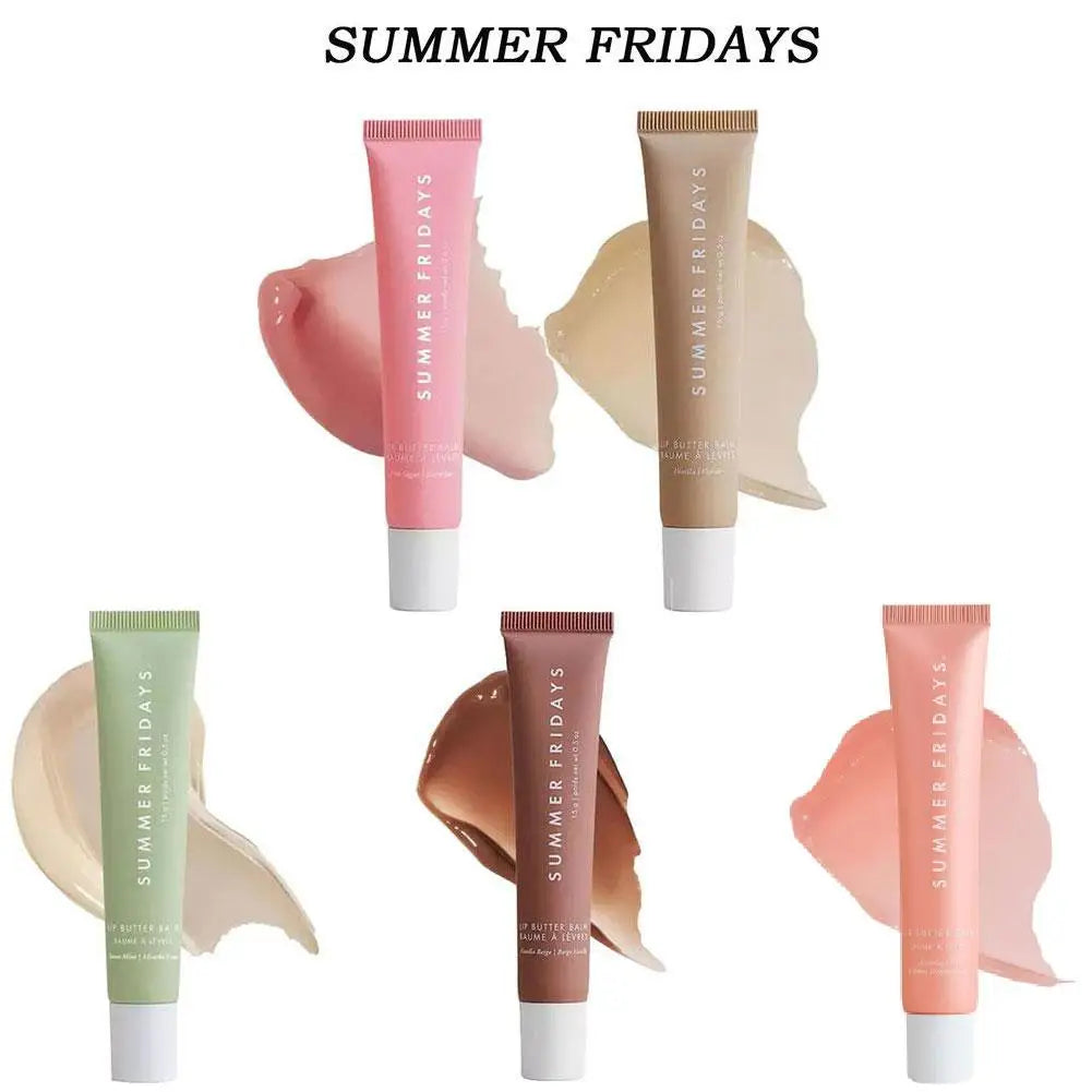 8 Kinds Summer Fridays Lip Balm Moisturizing Smooth Soft Lips Cosmetics Sugar Vanilla Beige Sweet Mint Makeup Lip Care